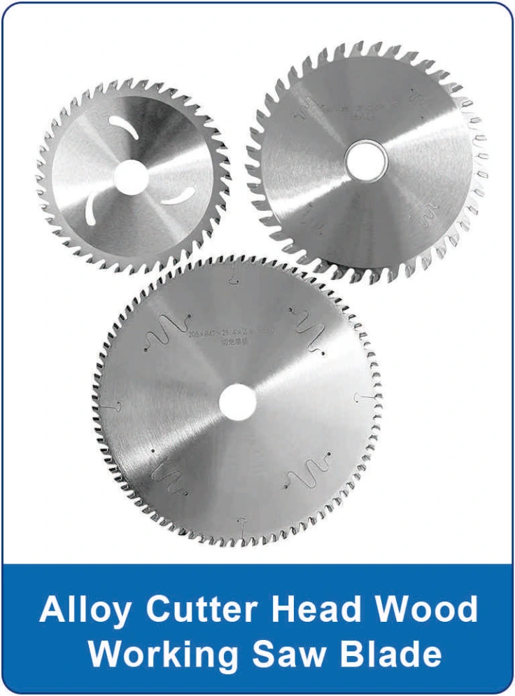 Alloy-Tipped Woodworking Saw Blade