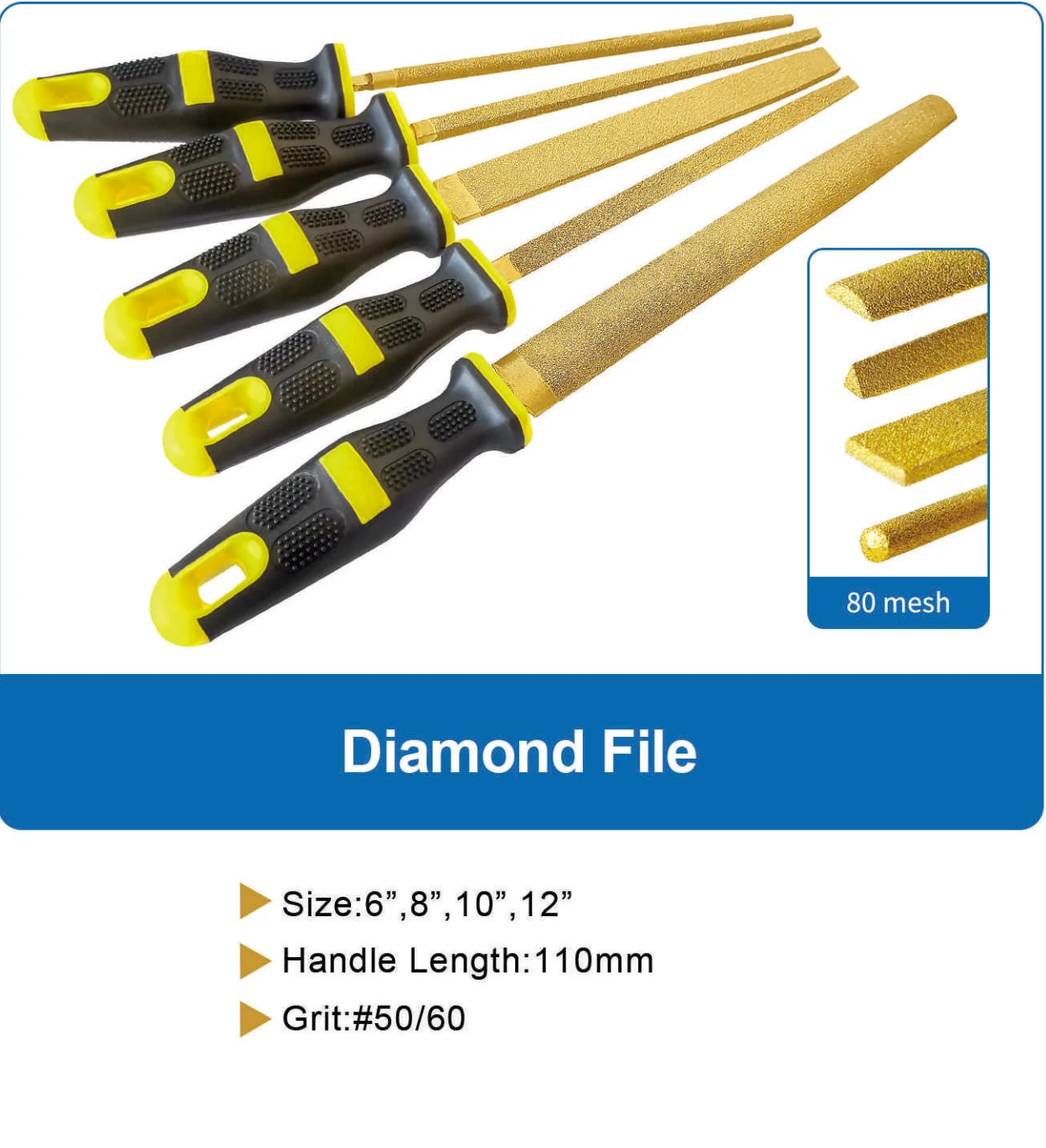 Diamond Hand File catalog specifications