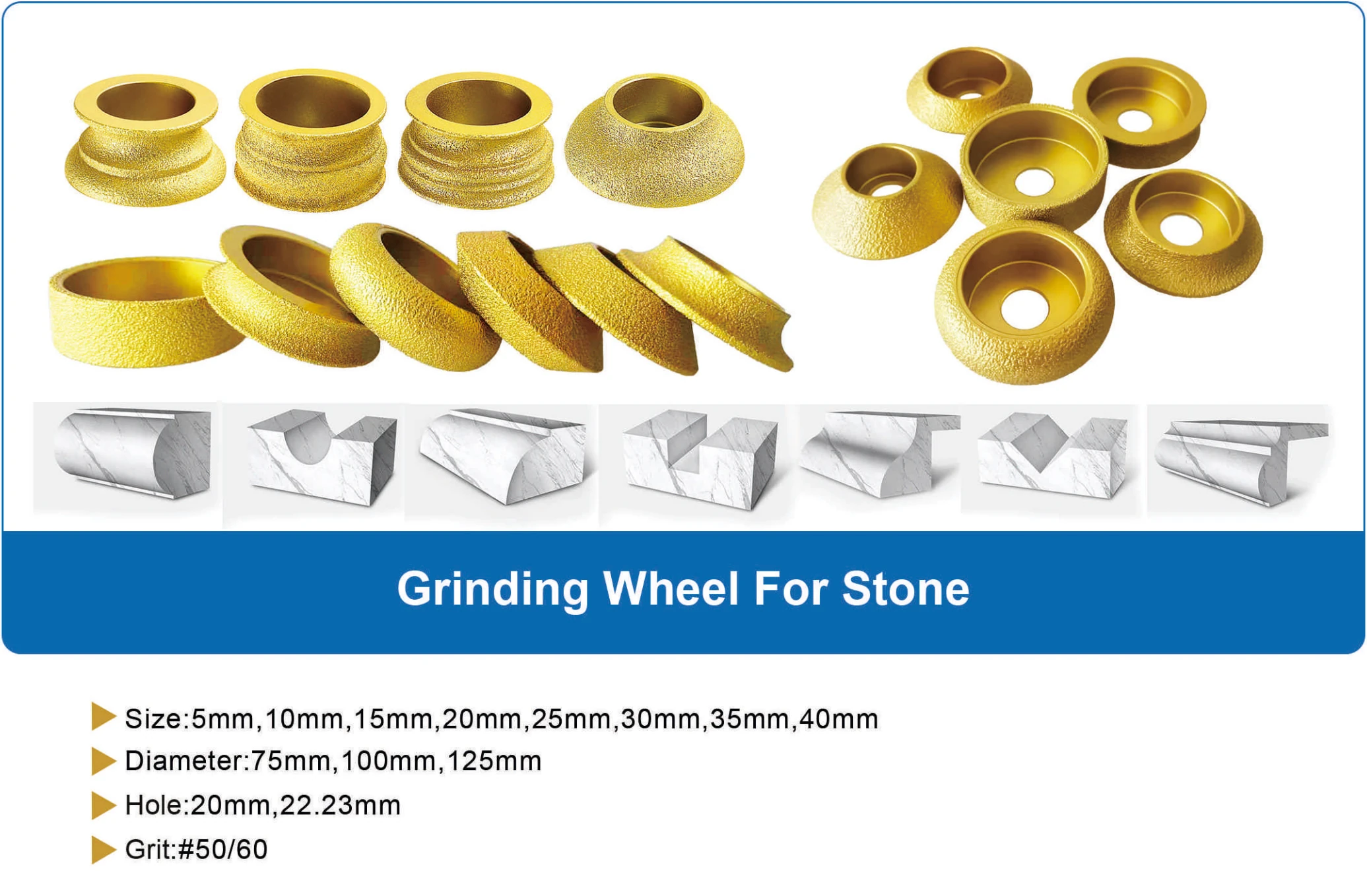 Stone Profiling Grinding Wheel catalog specifications