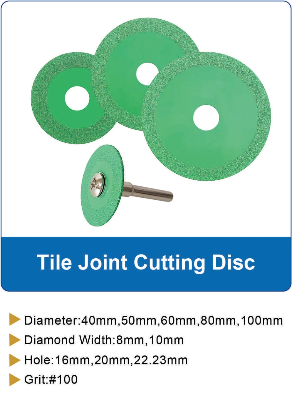 Tile Joint Cutting Disc catalog specifications