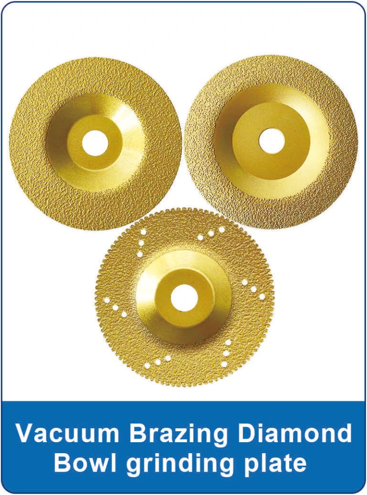 Vacuum Brazed Diamond Bowl Grinding Disc