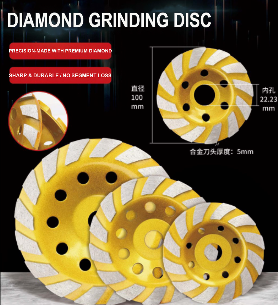 Diamond Cup Wheel - Large Segment Cup