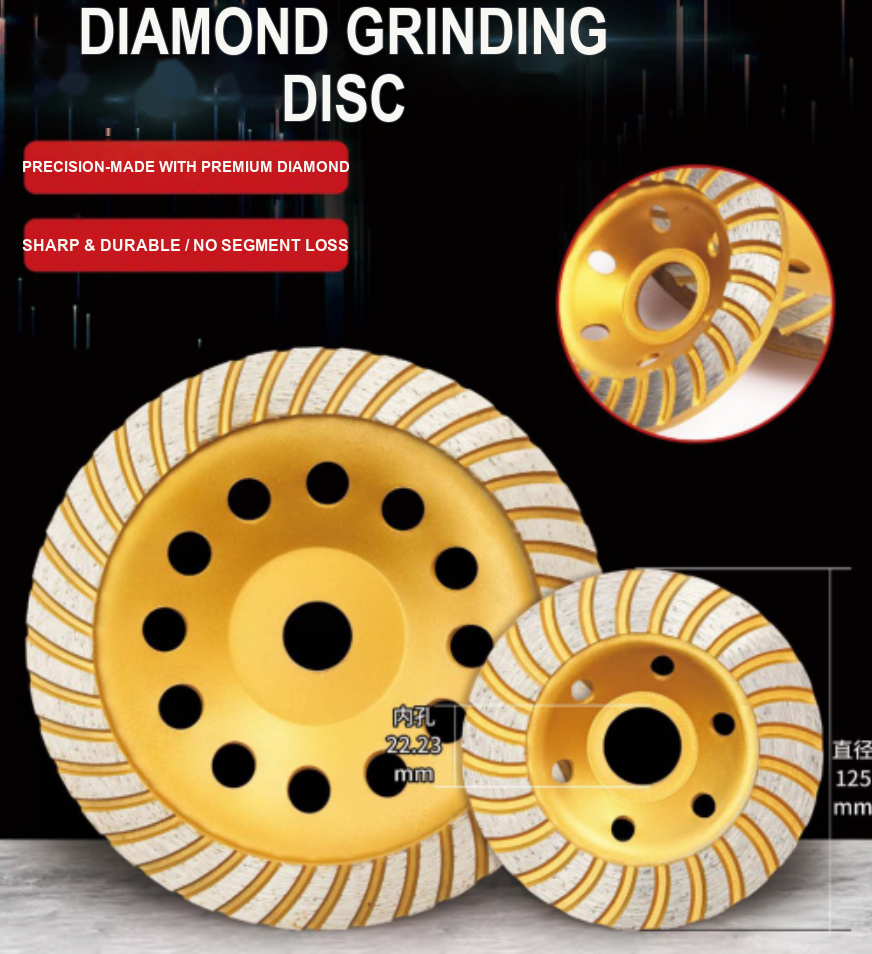 Diamond Cup Wheel - Large Wavy Cup