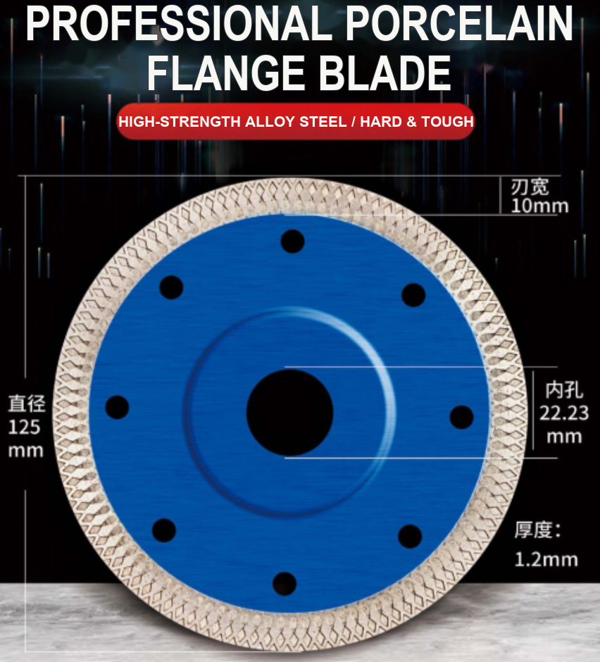 Porcelain Flange Cutting Blade