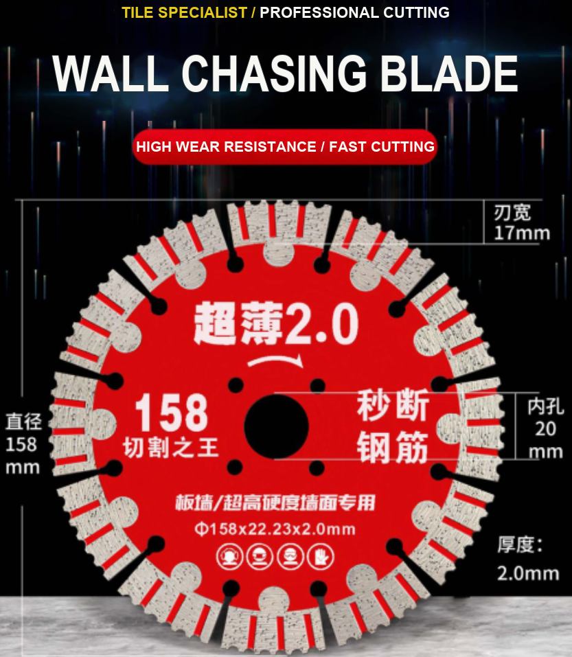 Ultra-Thin 2.0 Wall Chasing Blade